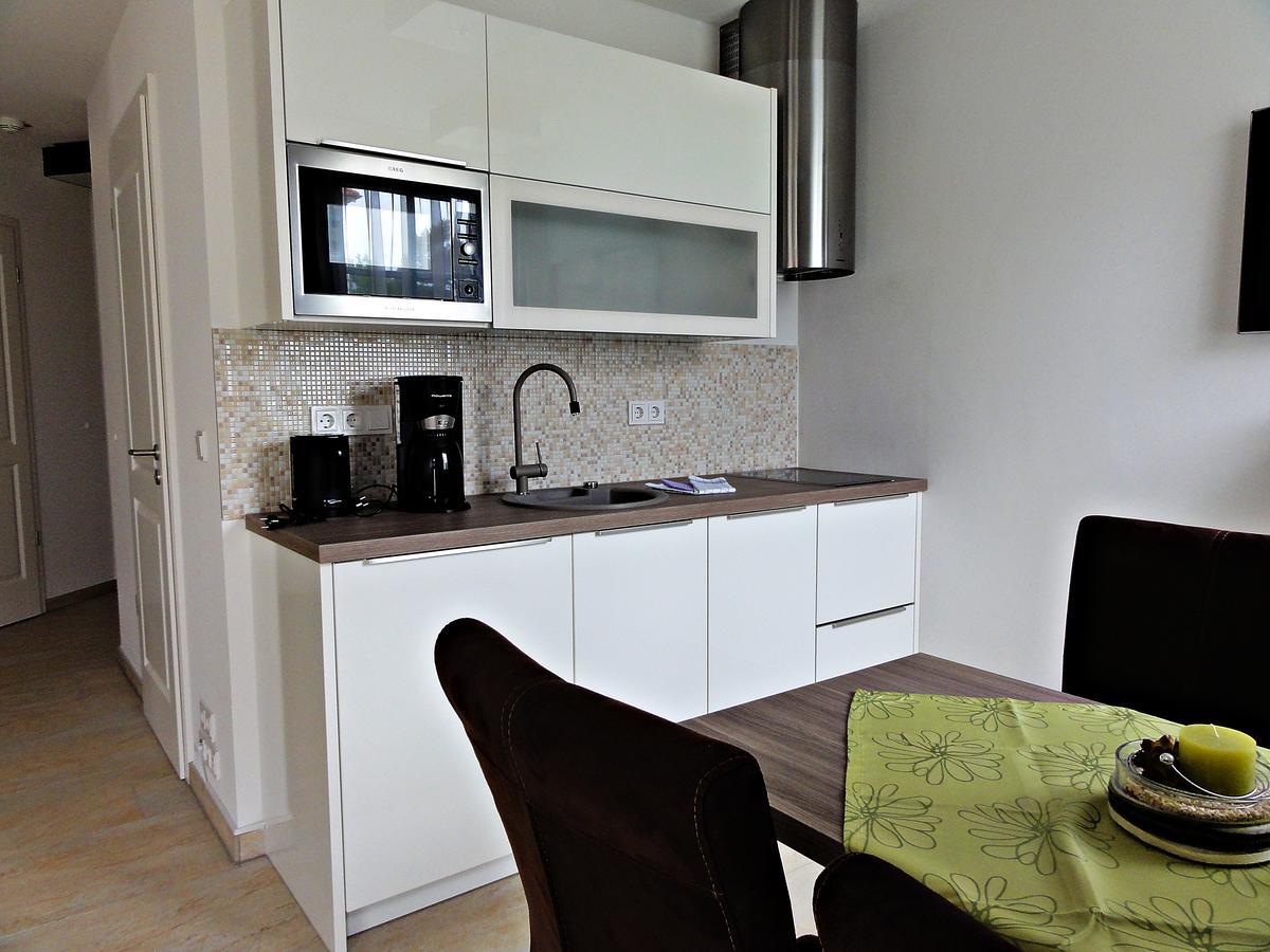 3 Zimmer Ferienwohnung Haus Meeresblick Mit Meerblick A005 Mit Suedterrasse Und Strandkorb Baabe Kültér fotó