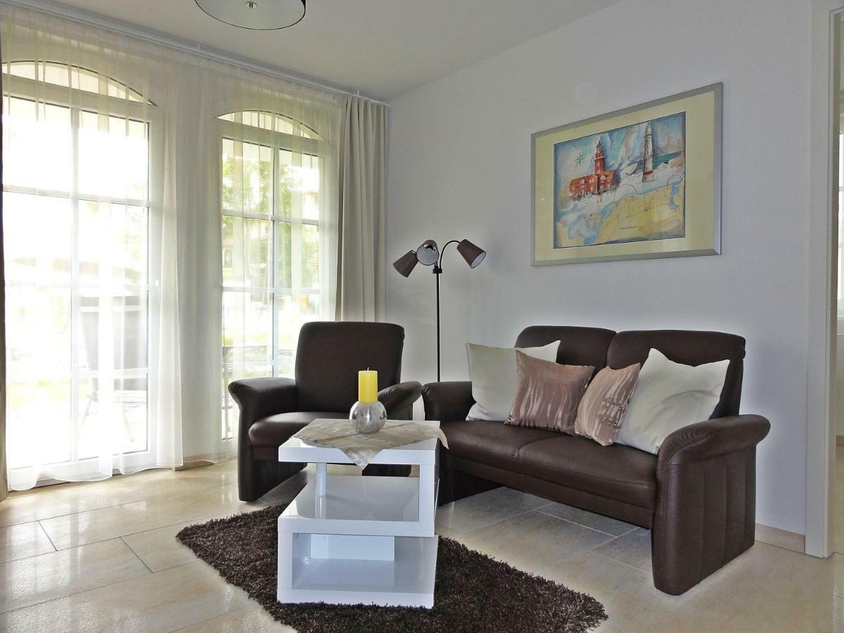 3 Zimmer Ferienwohnung Haus Meeresblick Mit Meerblick A005 Mit Suedterrasse Und Strandkorb Baabe Kültér fotó