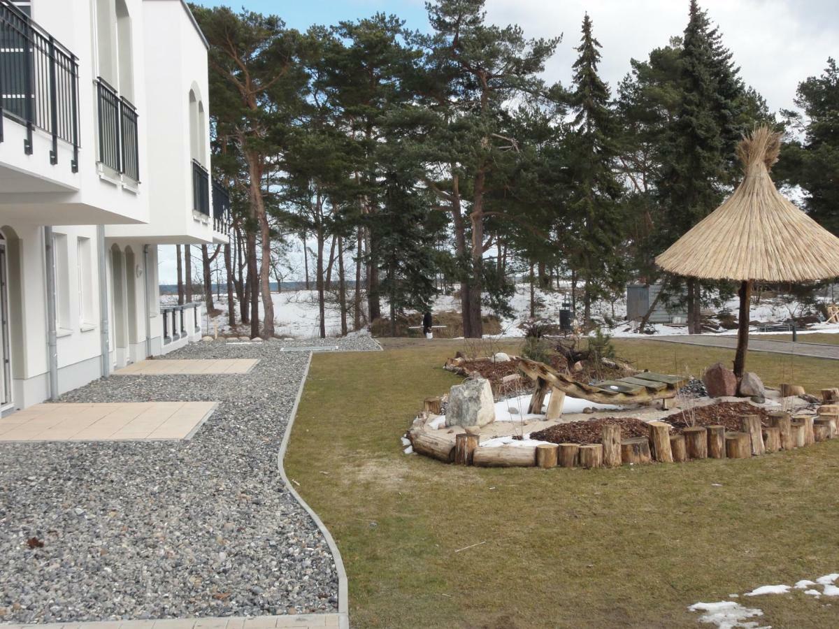 3 Zimmer Ferienwohnung Haus Meeresblick Mit Meerblick A005 Mit Suedterrasse Und Strandkorb Baabe Kültér fotó