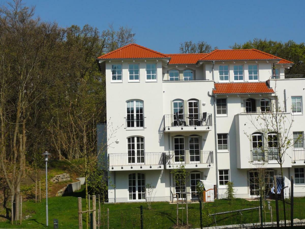 3 Zimmer Ferienwohnung Haus Meeresblick Mit Meerblick A005 Mit Suedterrasse Und Strandkorb Baabe Kültér fotó